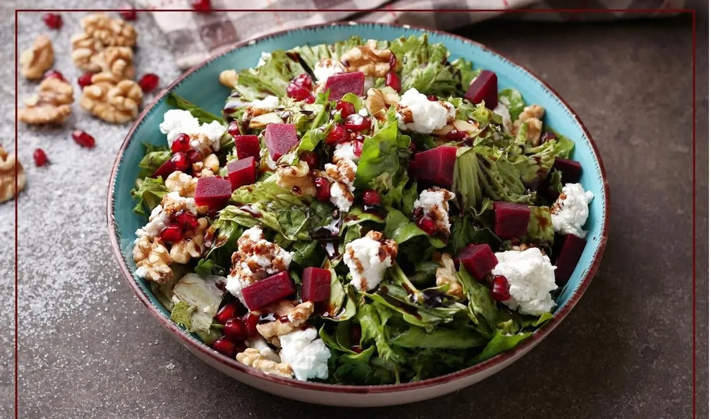 سلطة جبنة الماعز