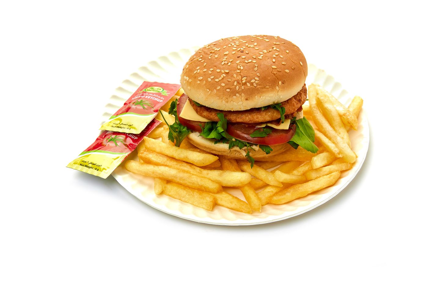 Double Cheese Chicken Burger