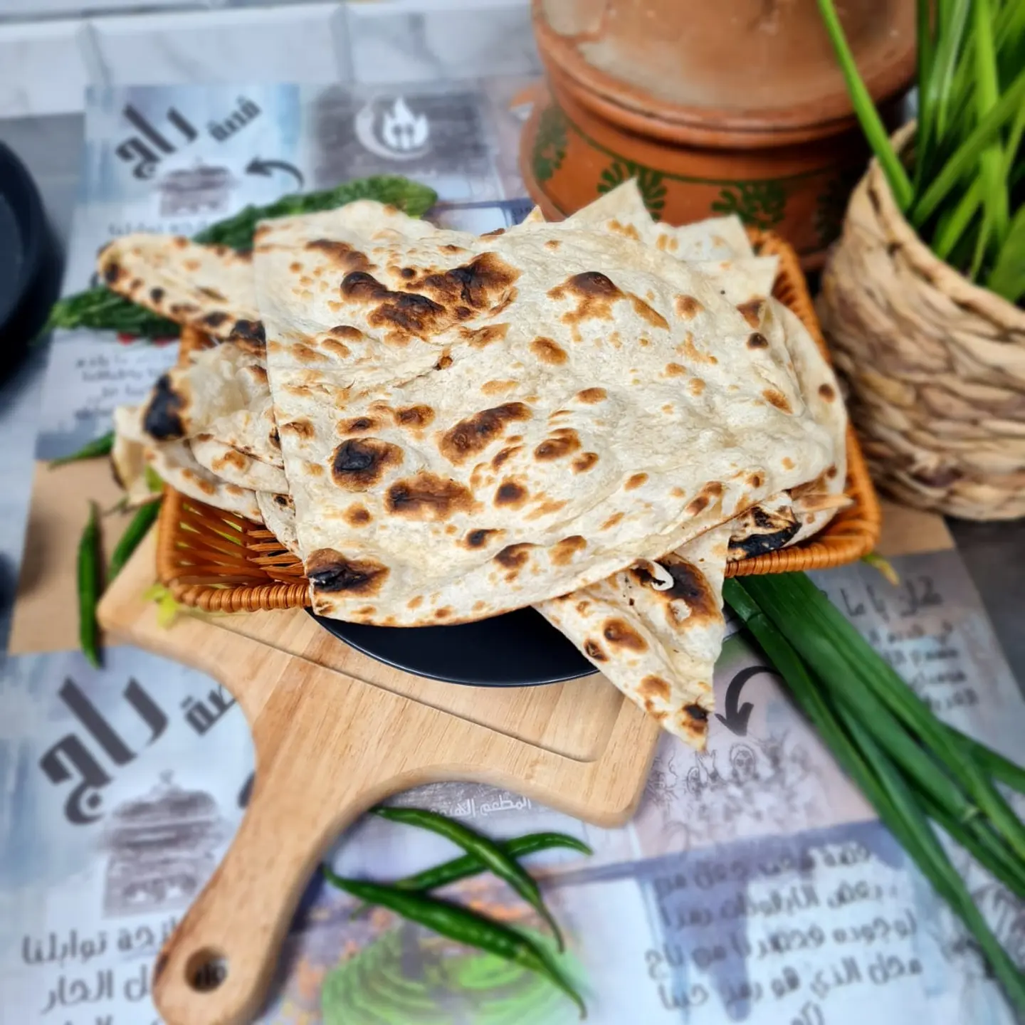 خبز نان سادة