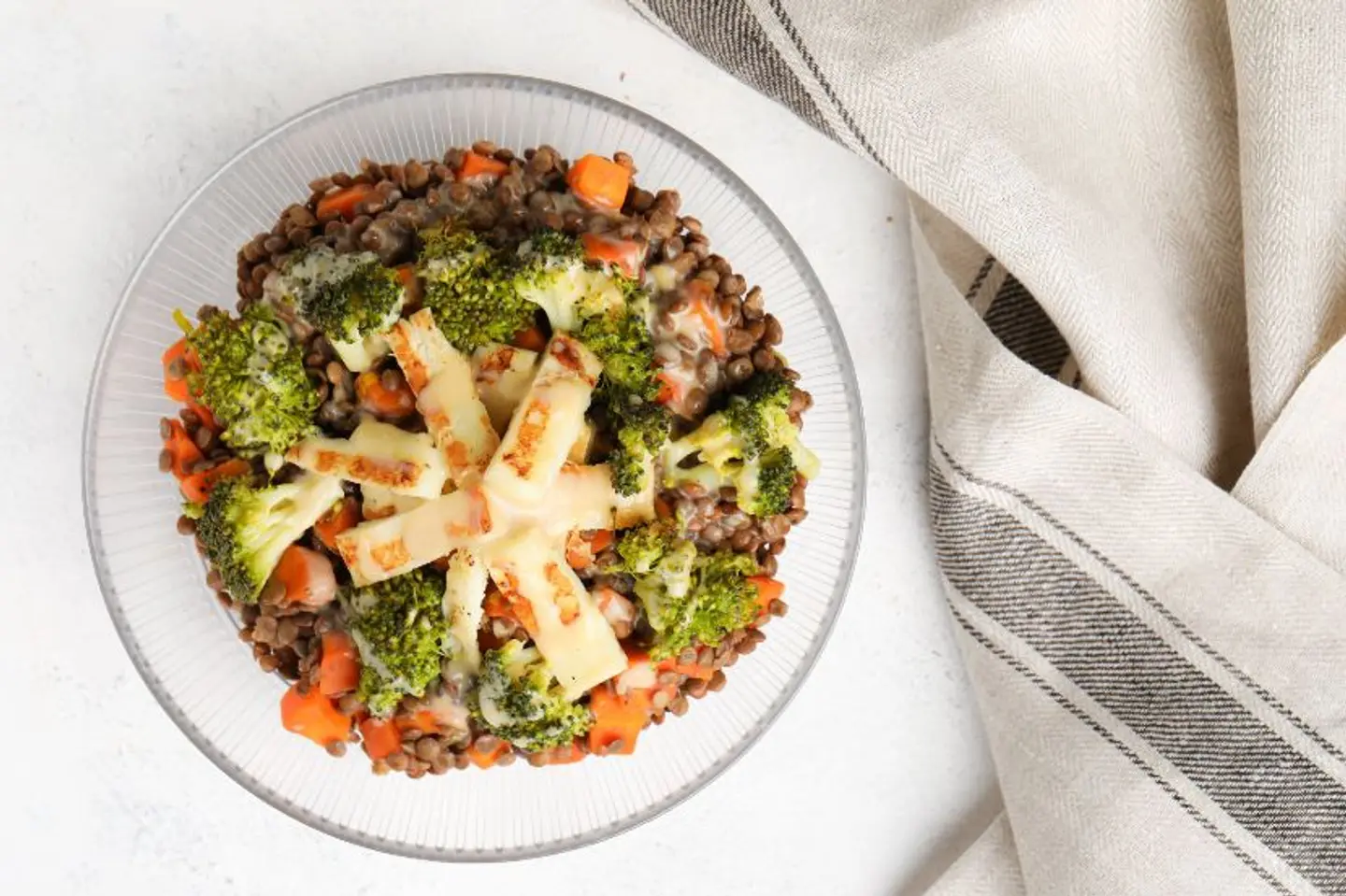 Roasted Veggies And Lentil Salad