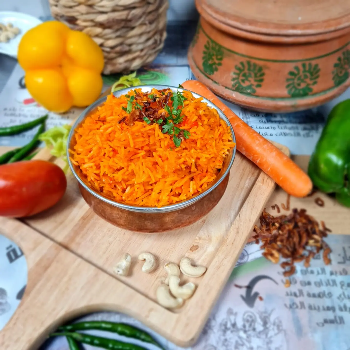 أرز دجاج برياني