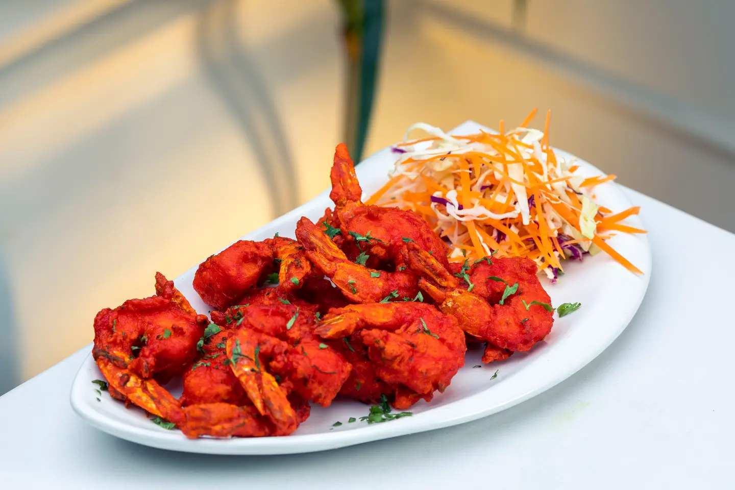 Fried Special Golden Rice Prawns