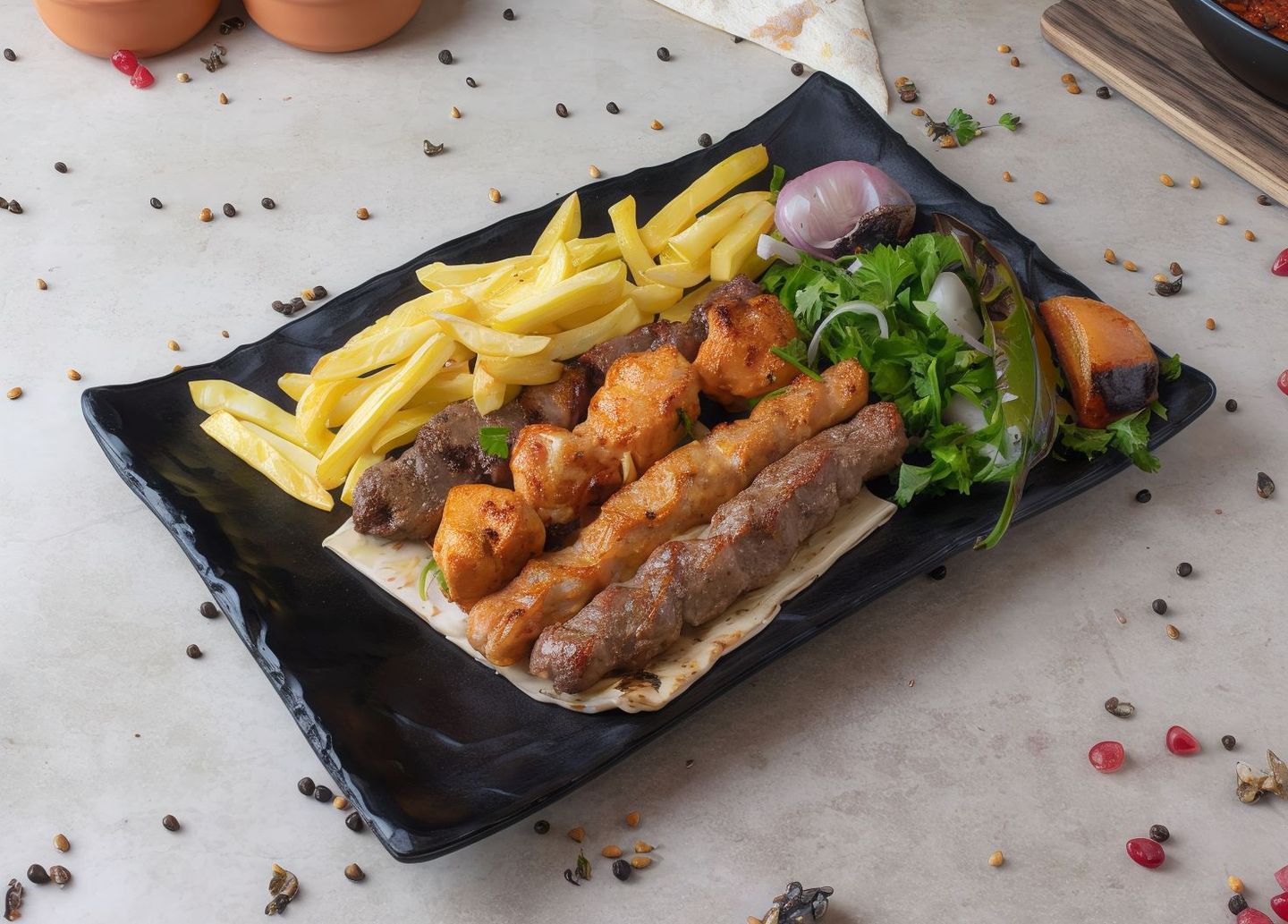 Mixed Al Raye 4 Skewers