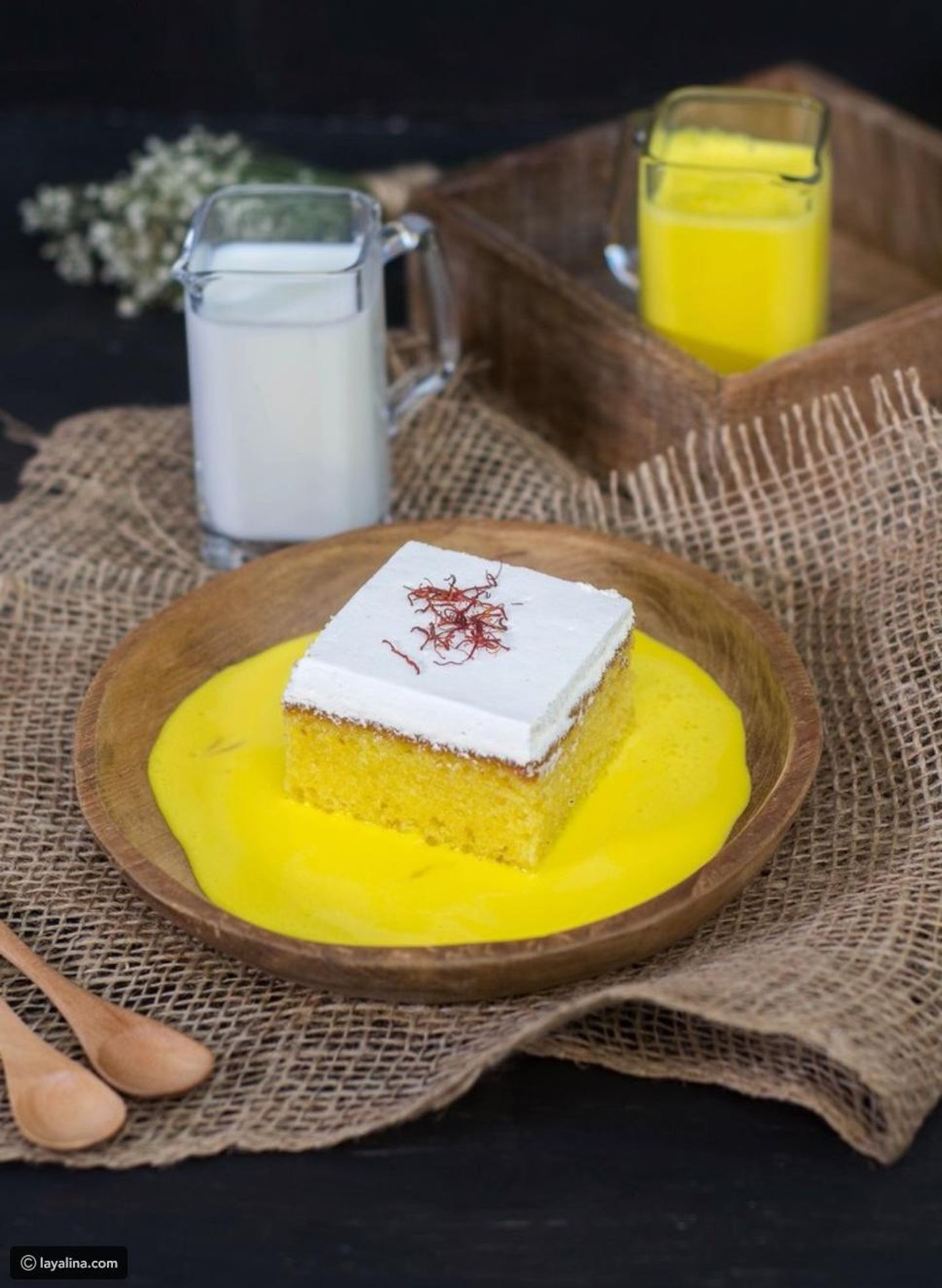كيكة الزعفران