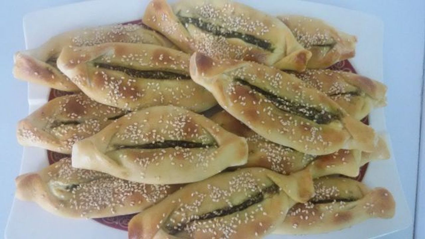 لبنة مع زعتر