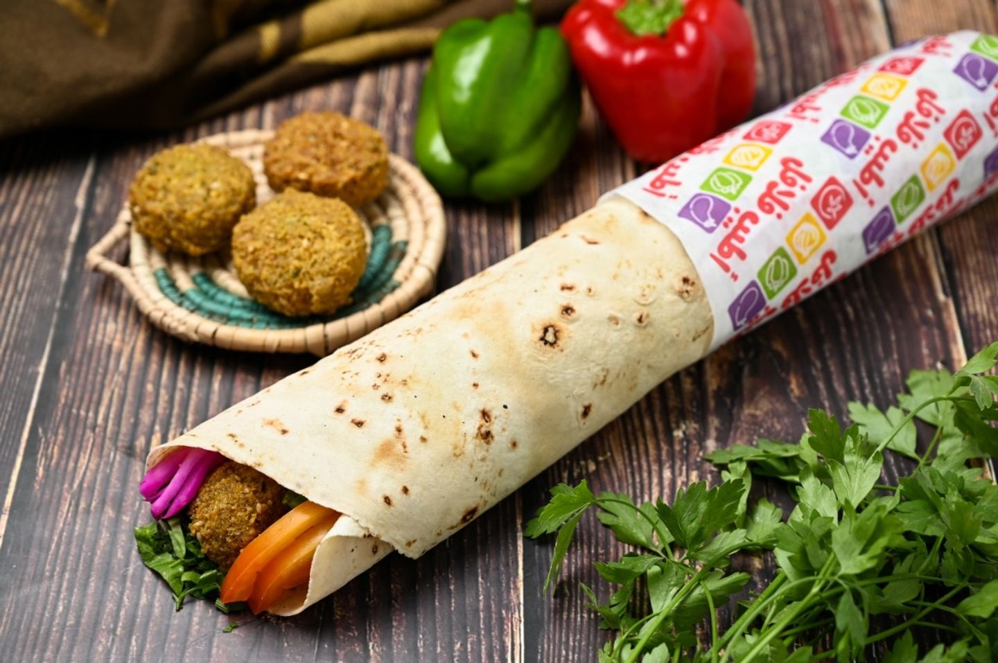 ساندوتش فلافل عادي
