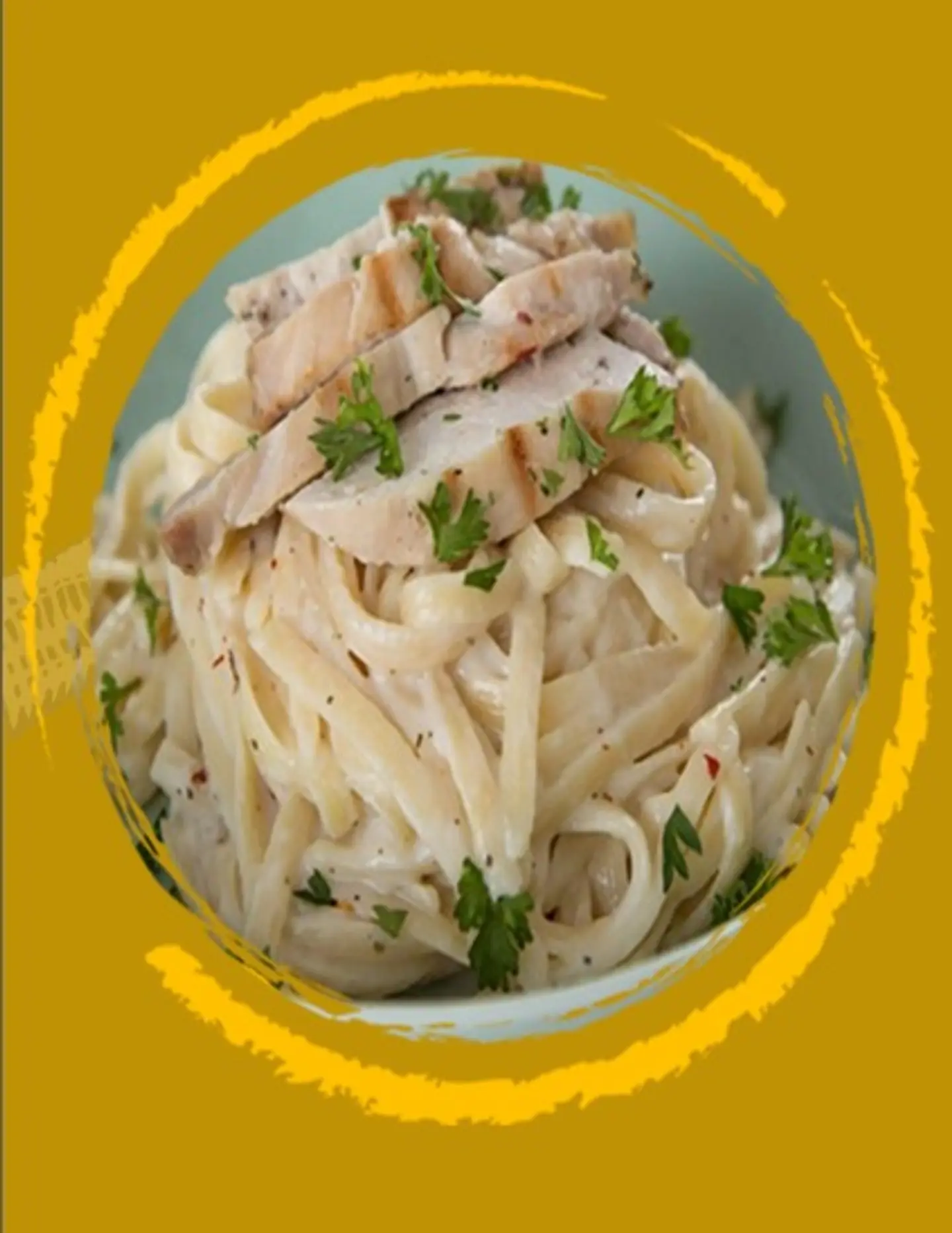 Pasta Fetcini Alfredo