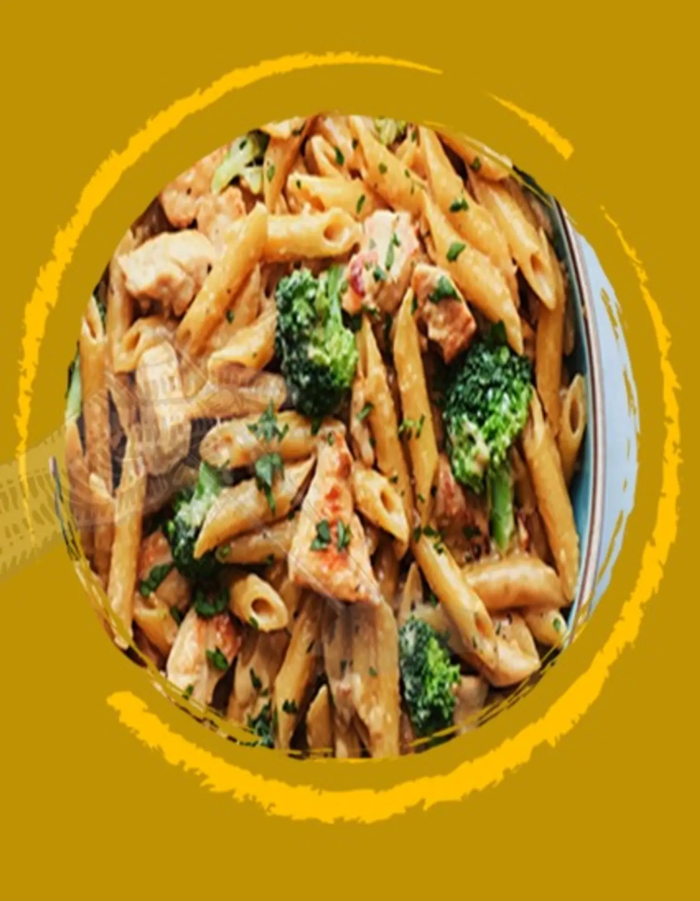 Chicken Pasta Marinara Suce Red