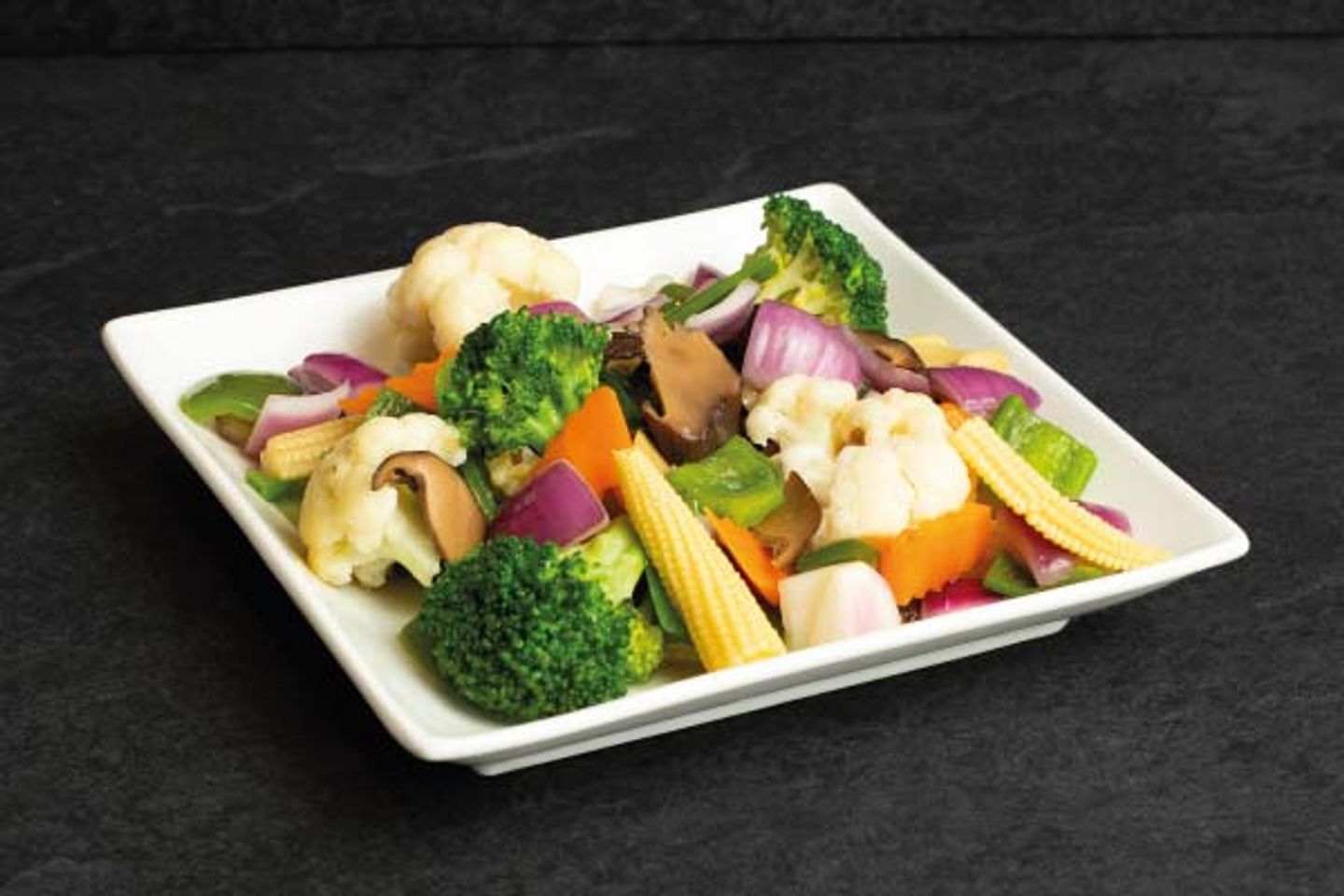 Stir Fried Mixed Vegetable In Season