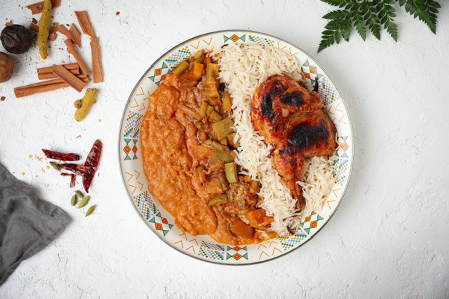 مثلوثة رز - مثلوثة رز ابيض نباتي