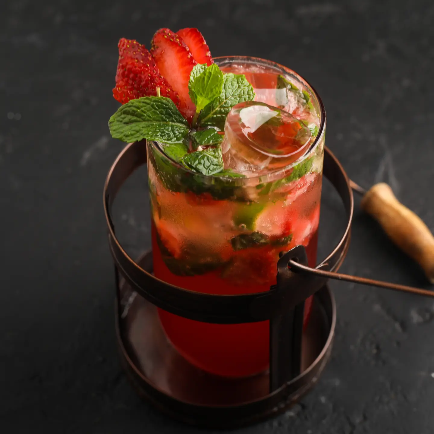 Strawberry Mint Mojito