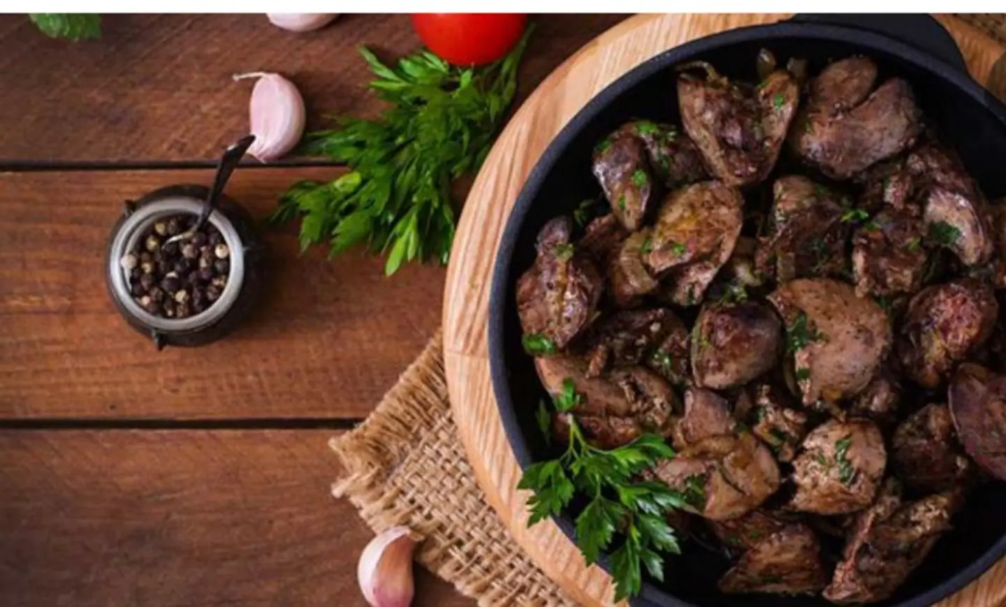 طبق كبدة دجاج