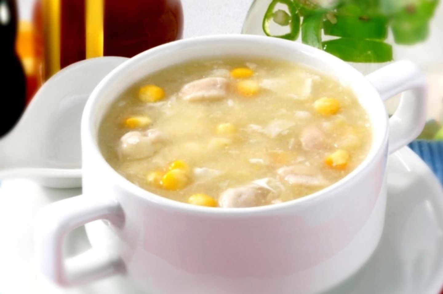 Sweet Corn Chicken Soup