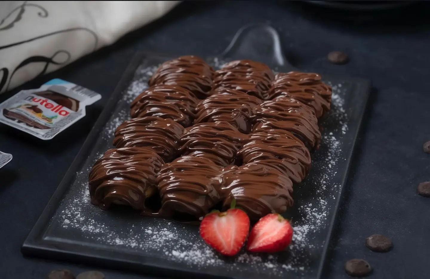 Mini Pancakes Nutella