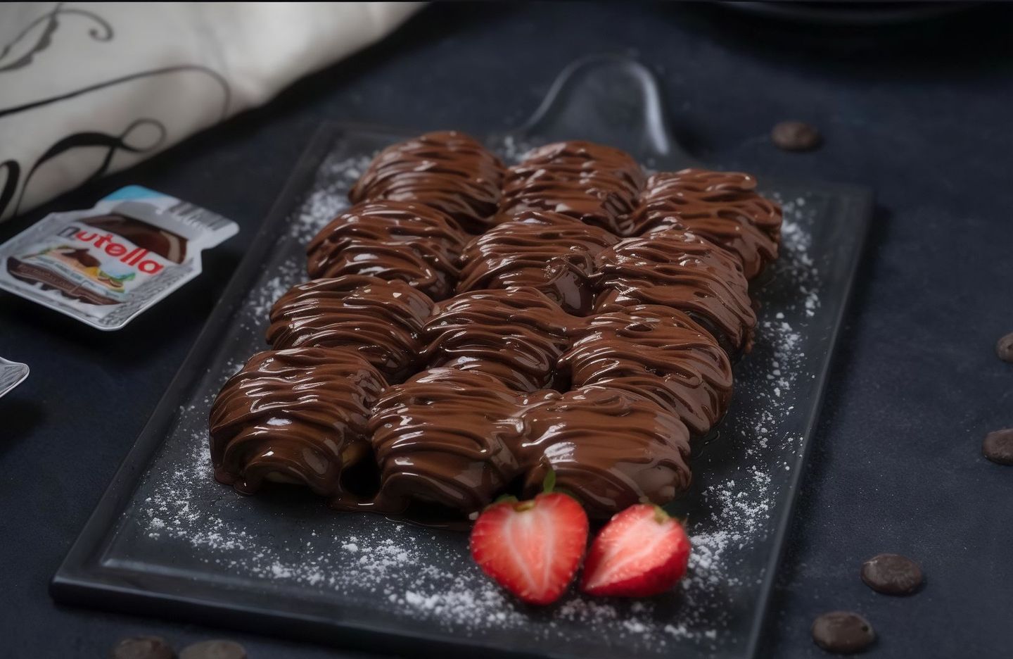 Mini Pancakes Nutella