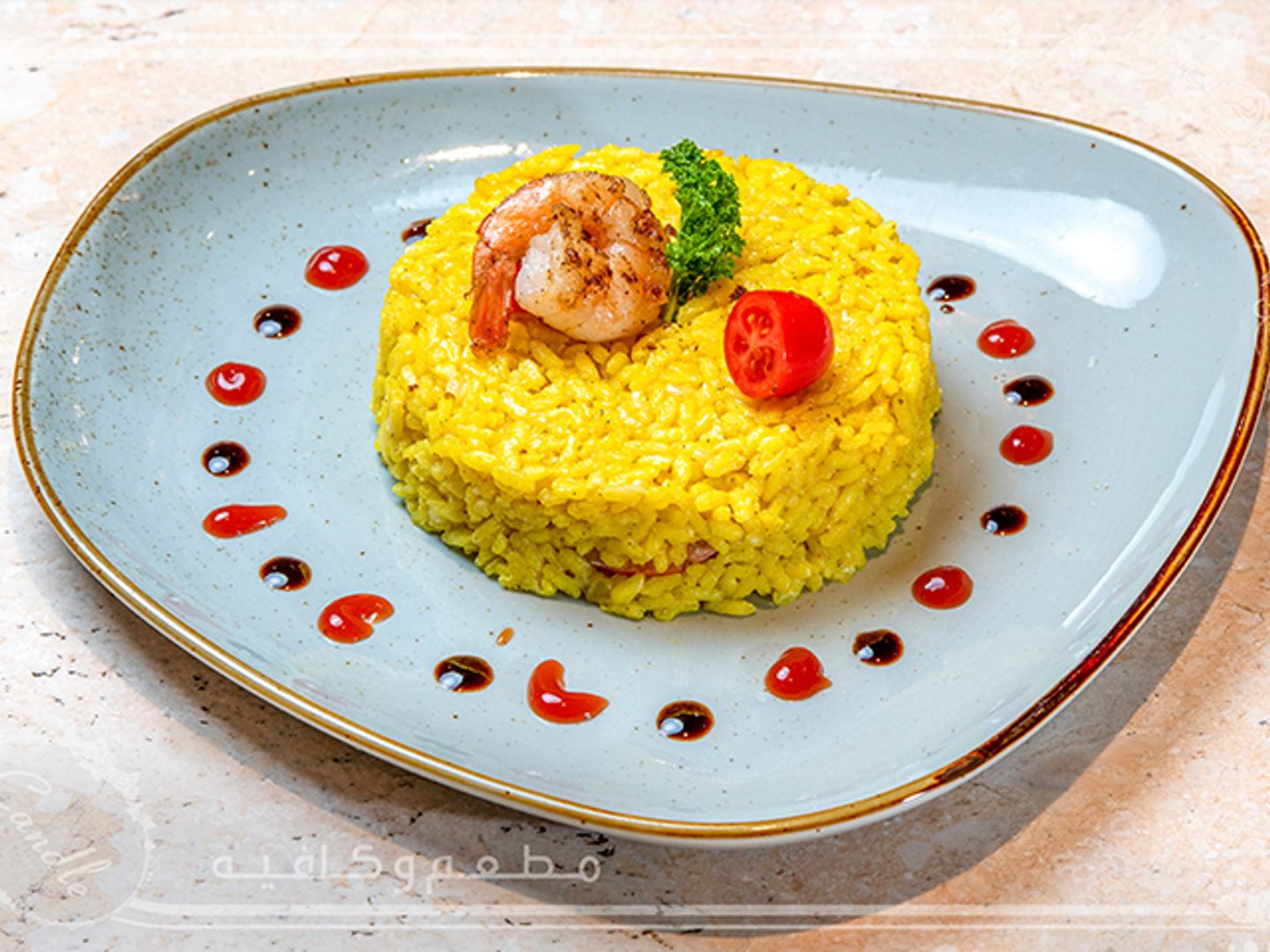 Saffron Shrimp Risotto