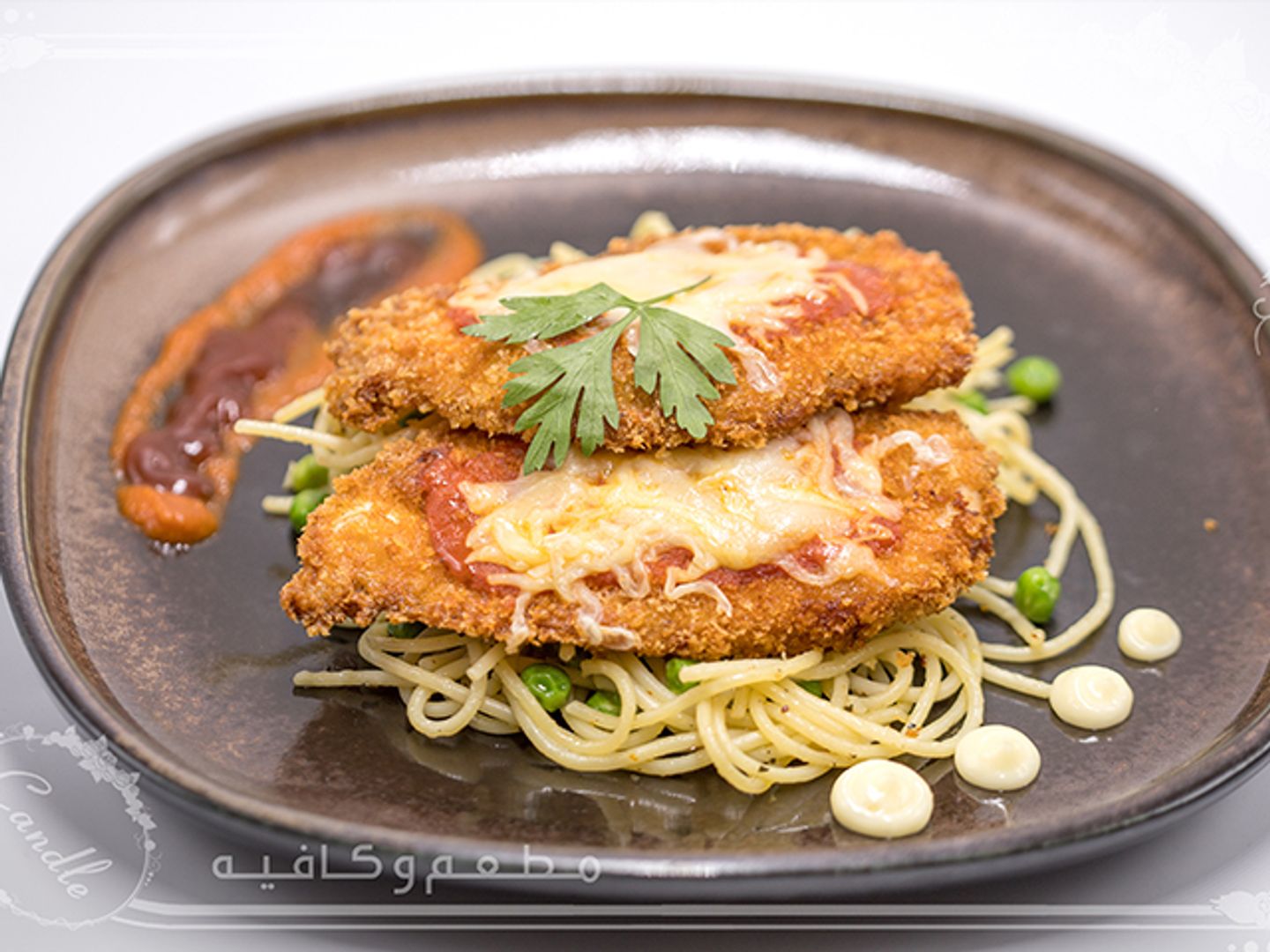 Spaghetti Chicken Parmesan
