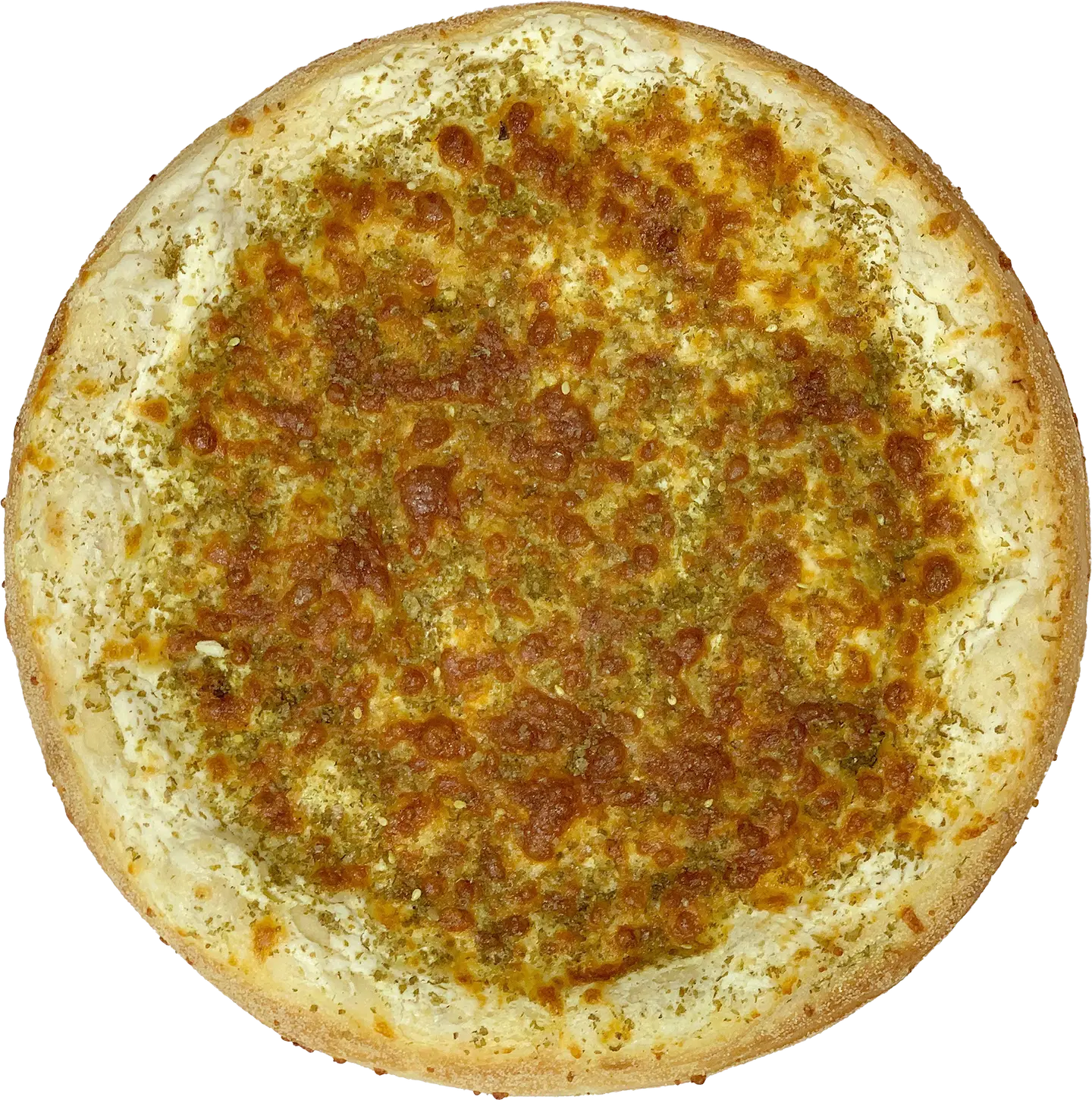 بيتزا لبنة مع الجبنة والزعتر - صغير