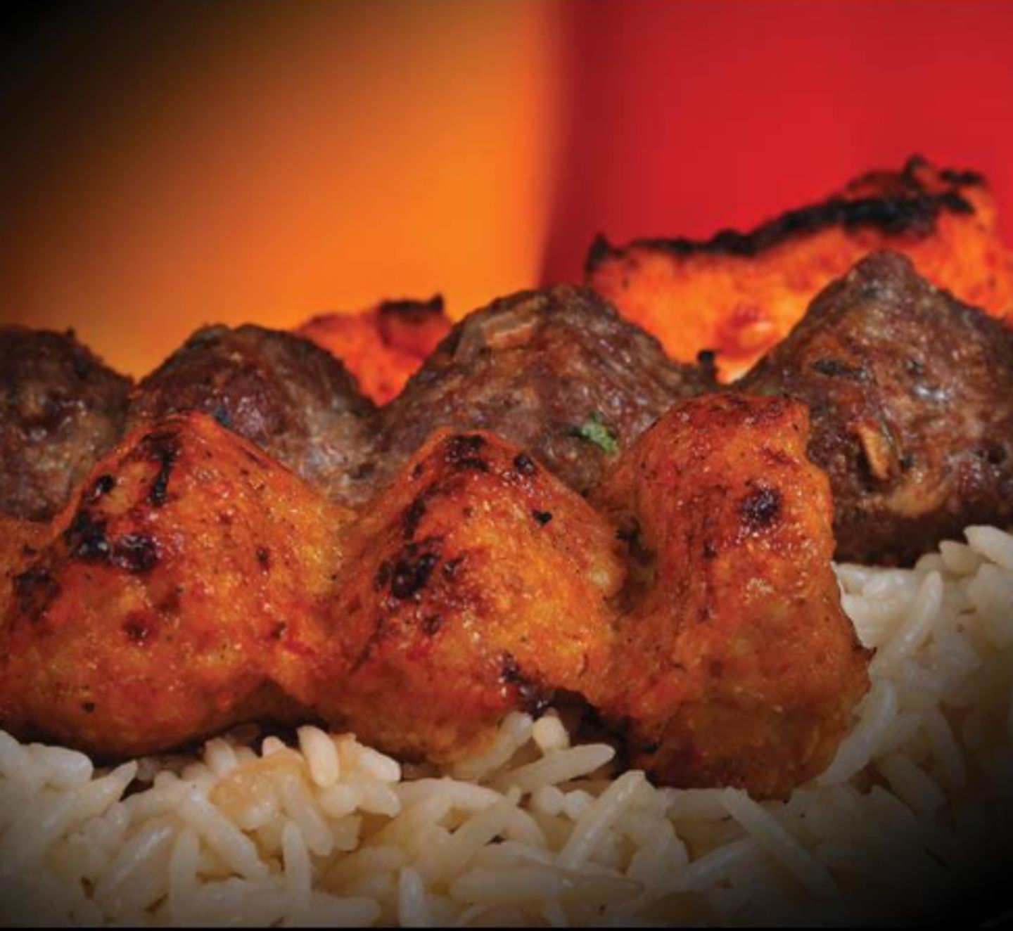 مشويات مع أرز