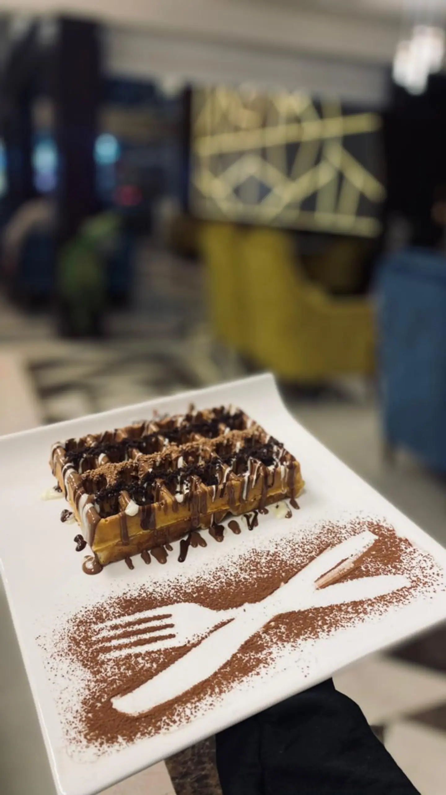 Dolce Waffle With Belgian Chocolate