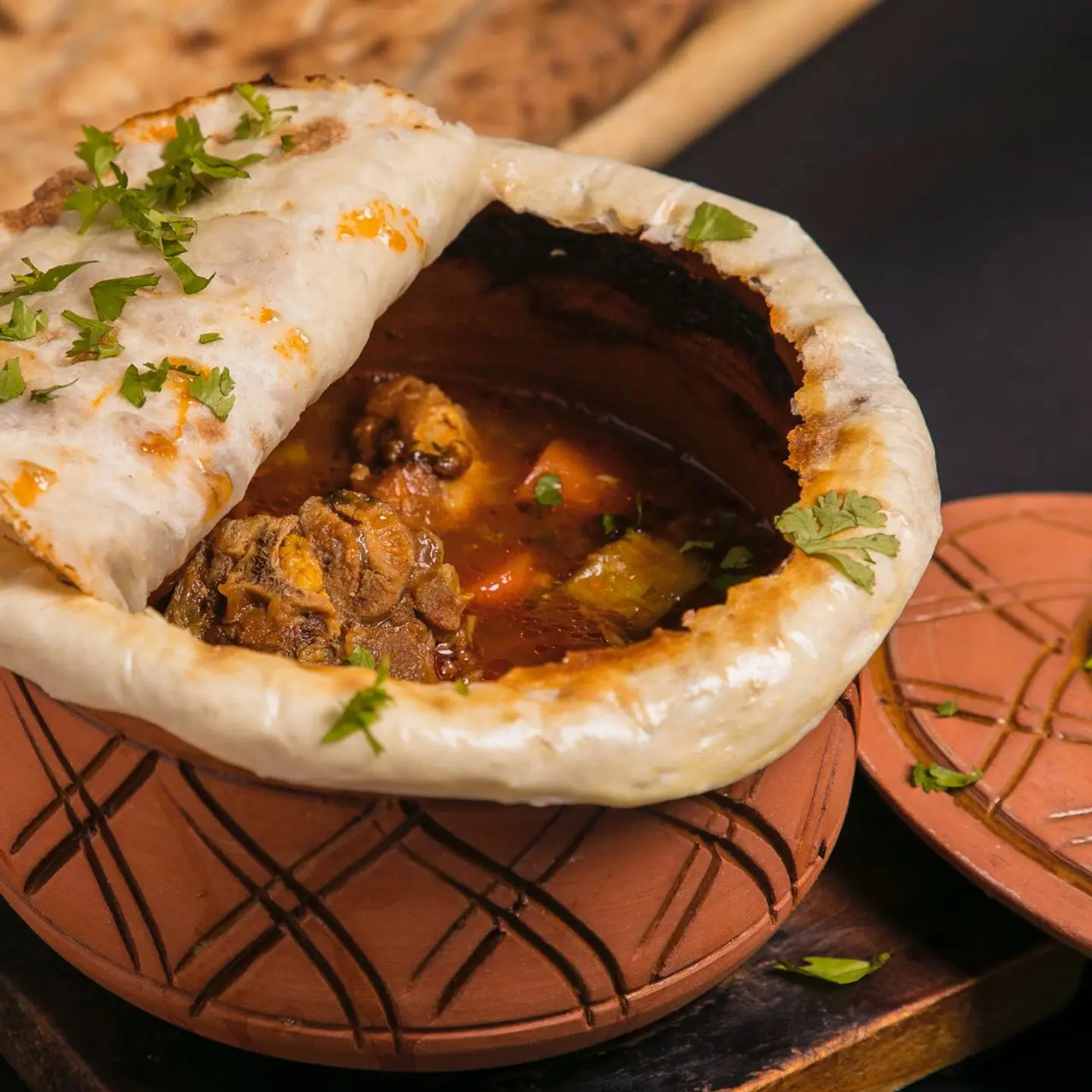مغش لحم وخضار