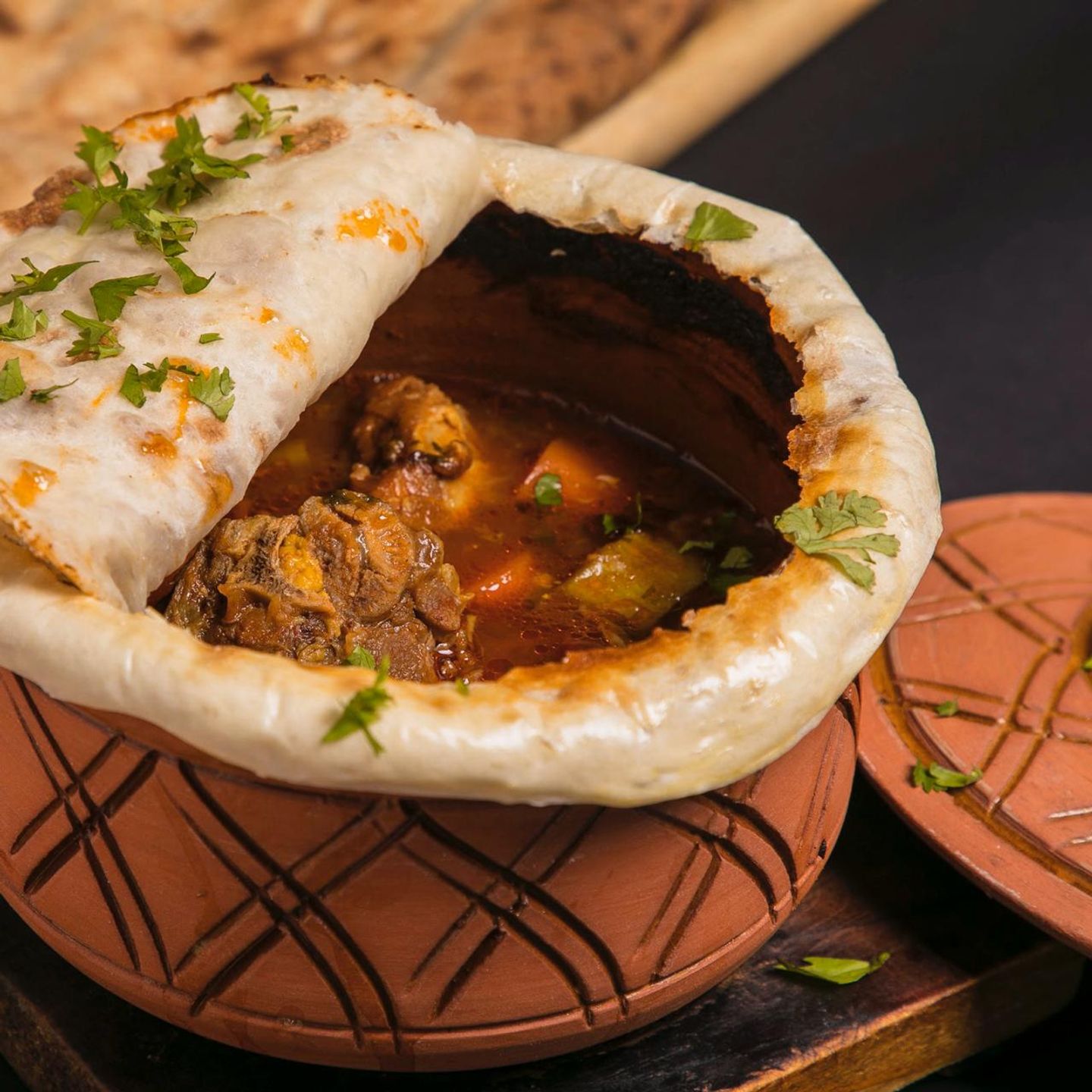 مغش لحم وخضار
