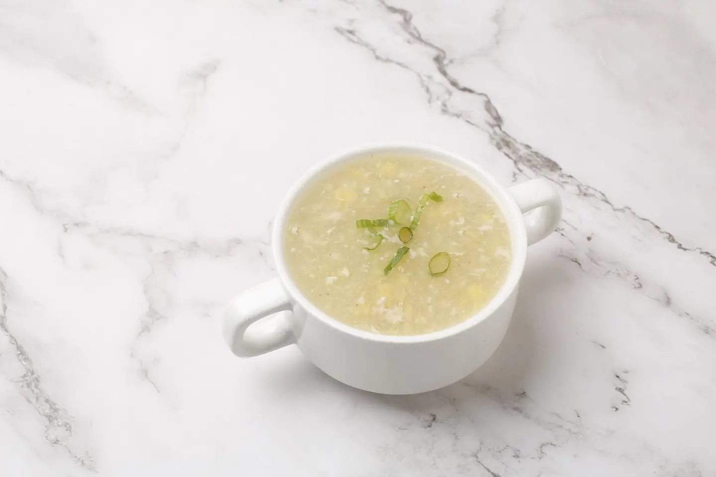 شوربة الذرة مع الدجاج