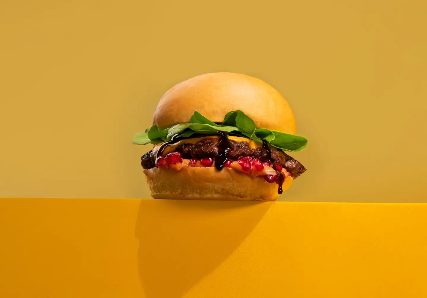 Pomegranate Beef Burger