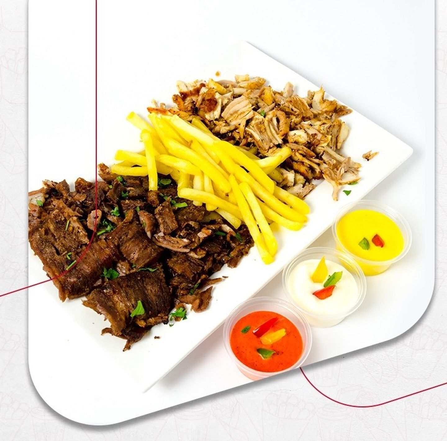 Mixed Shawrmania  Dish