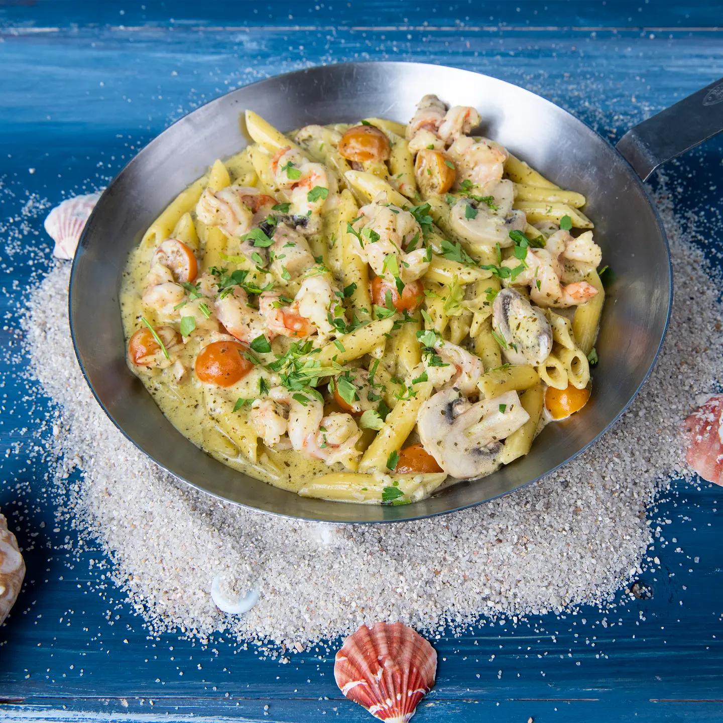 Pesto Shrimp Pasta