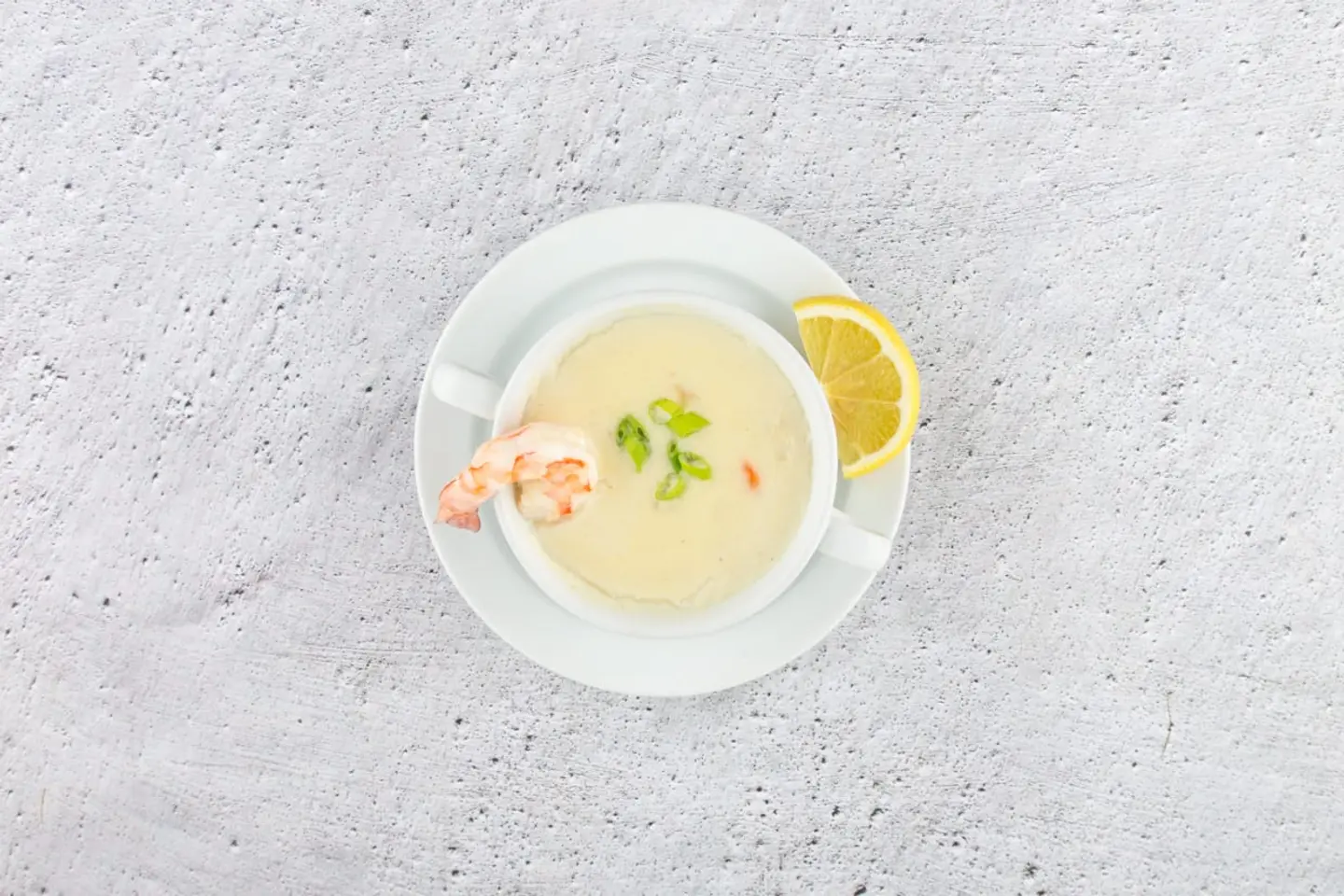 شوربة البحرية بالكريمة