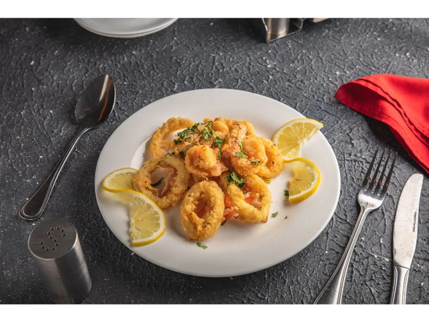 Calamari With Onions And Potato
