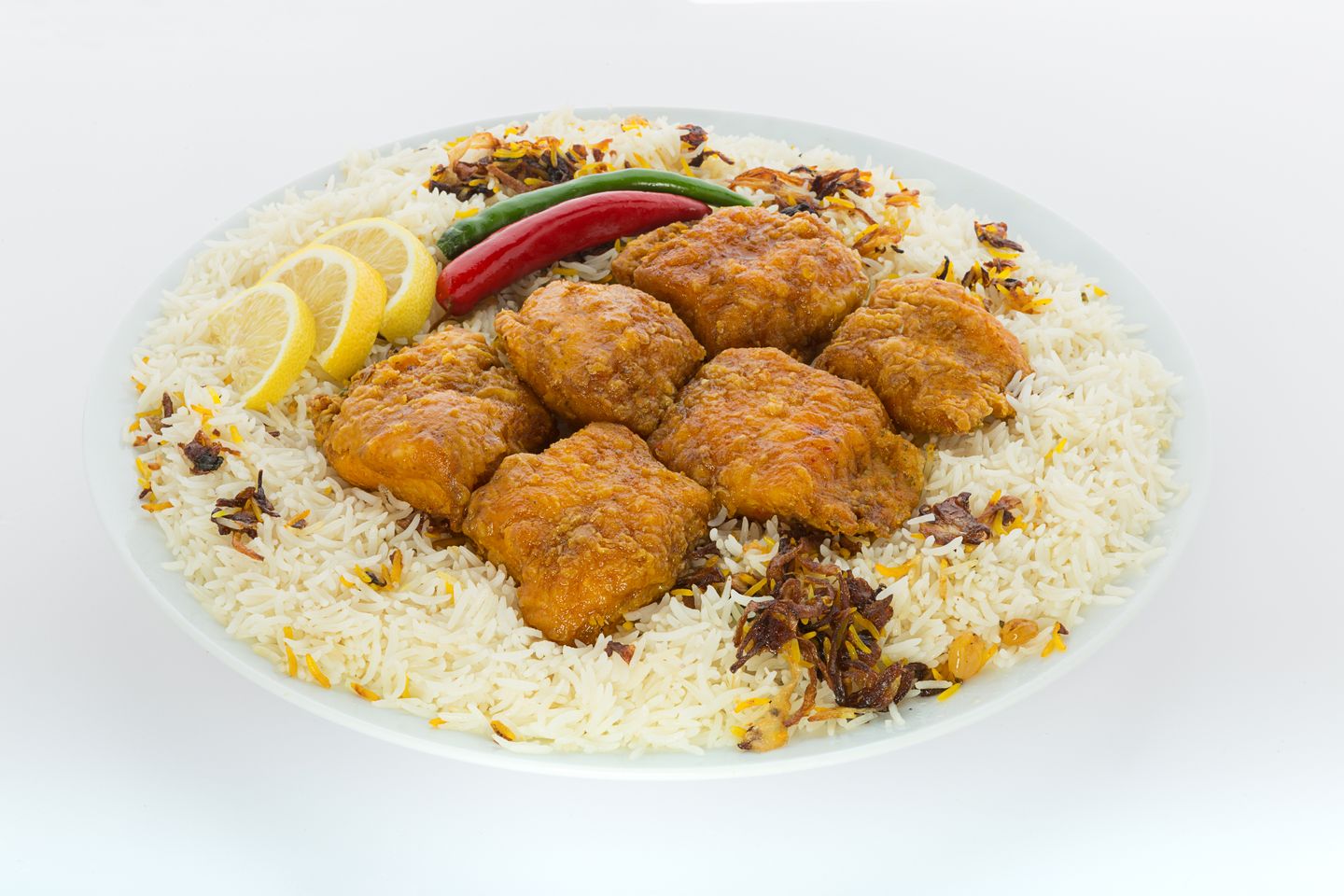 سمك فليه قطعتين مع ارز