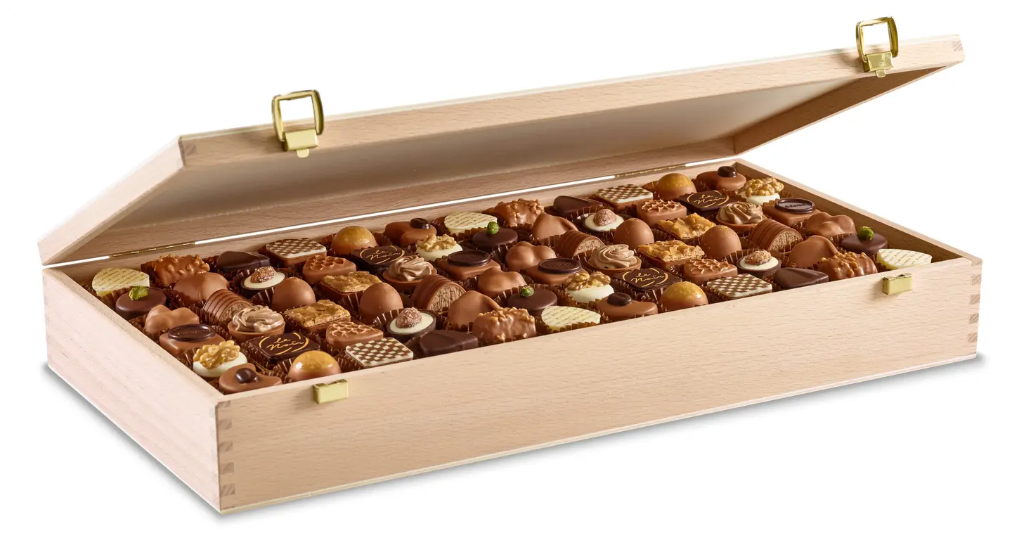 Wood Box Praline 72x2