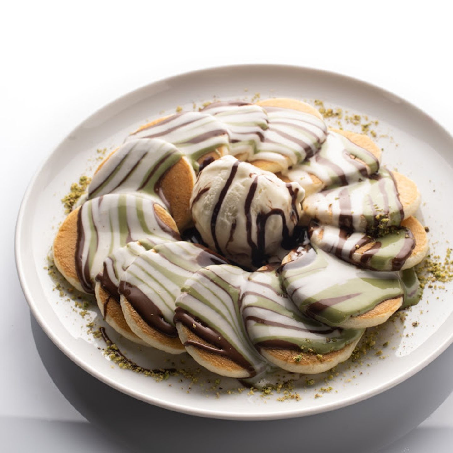 Mini Pancake 3 Sauces