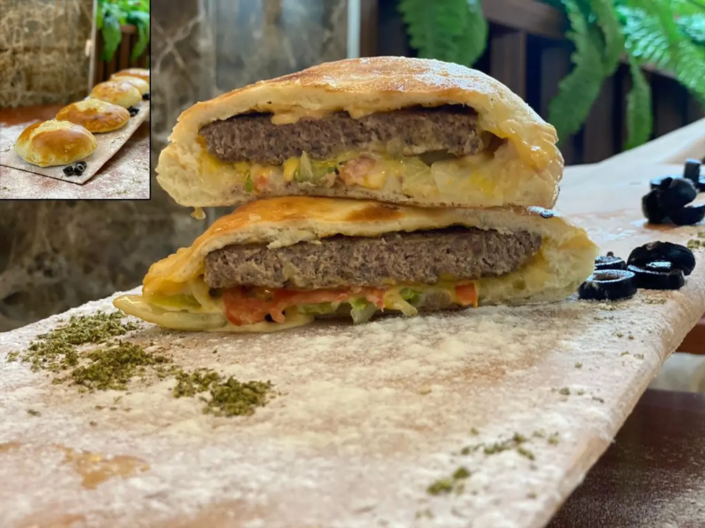 برجر لحم