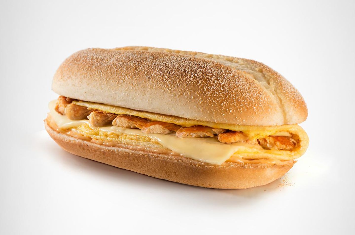 Egg Sandwich With Chicken And Cheese - Spicy