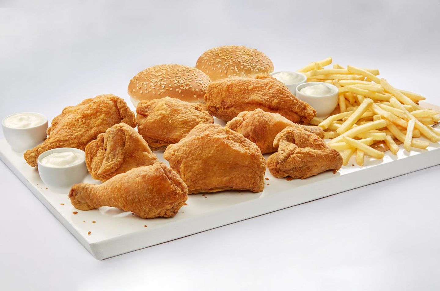 Albaik 8 Piece Chicken Meal - Spicy