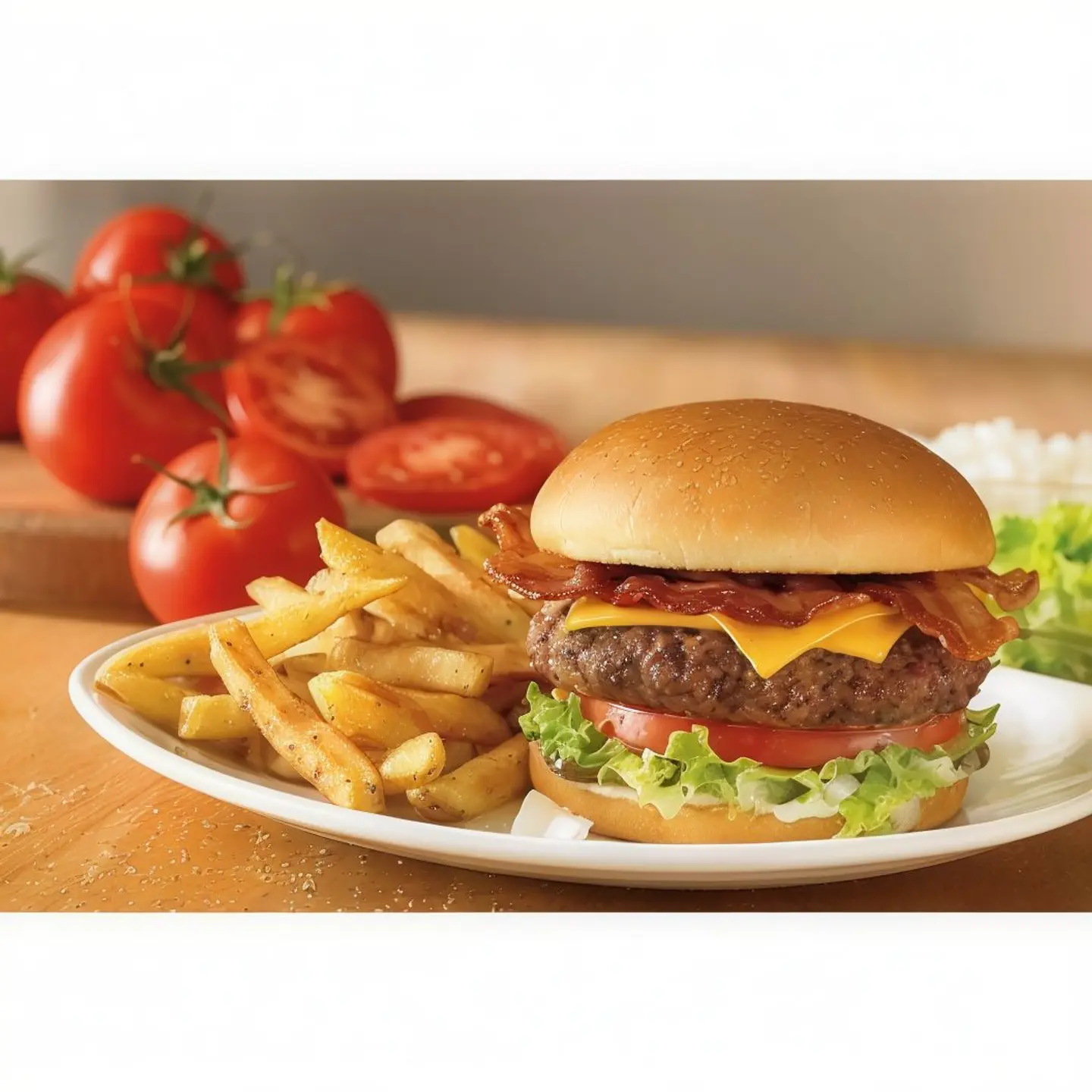 Beef Bacon Cheeseburger