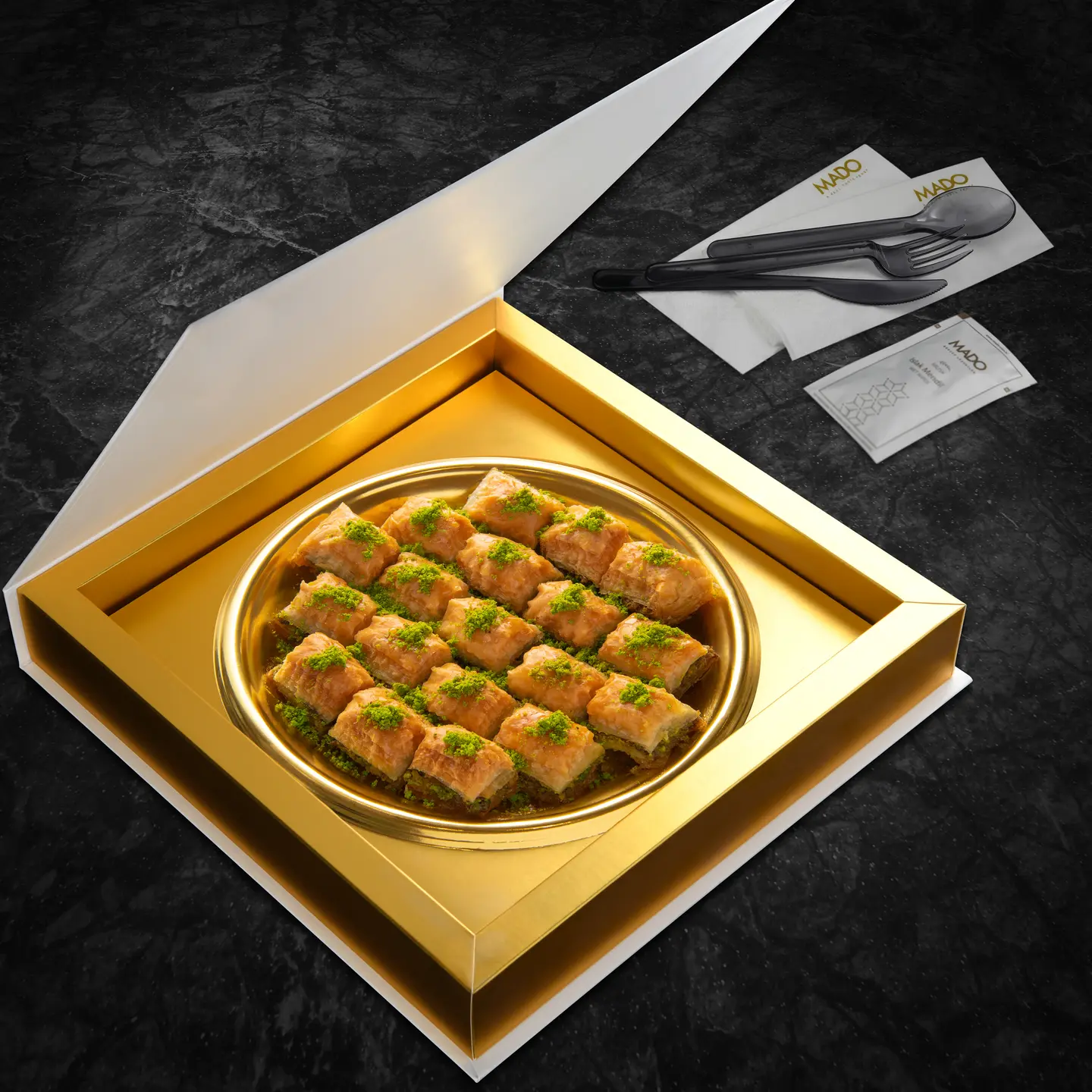 Pistachio Baklava -  One Kilogram Pistachio Baklava