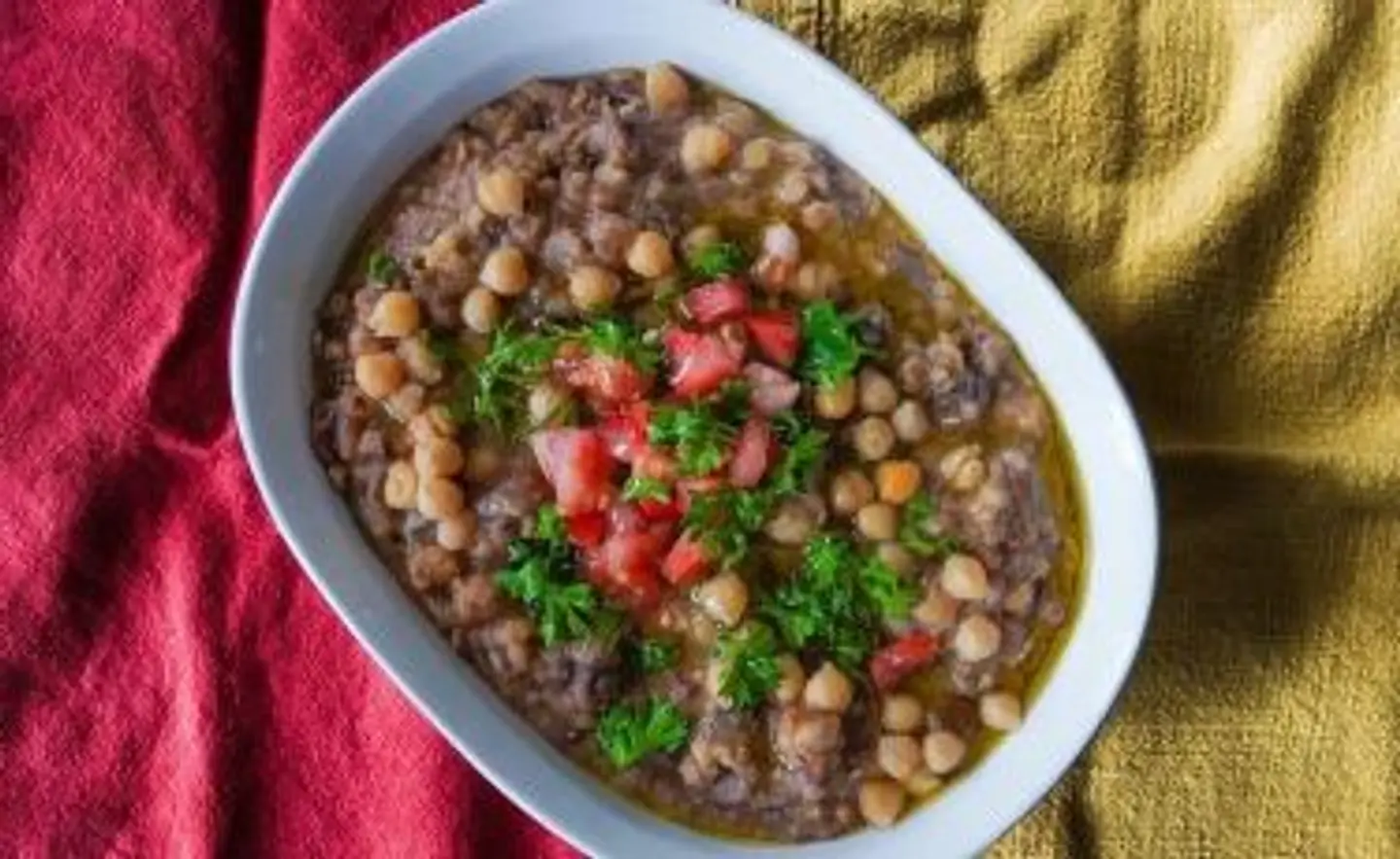 Foul With Hummus