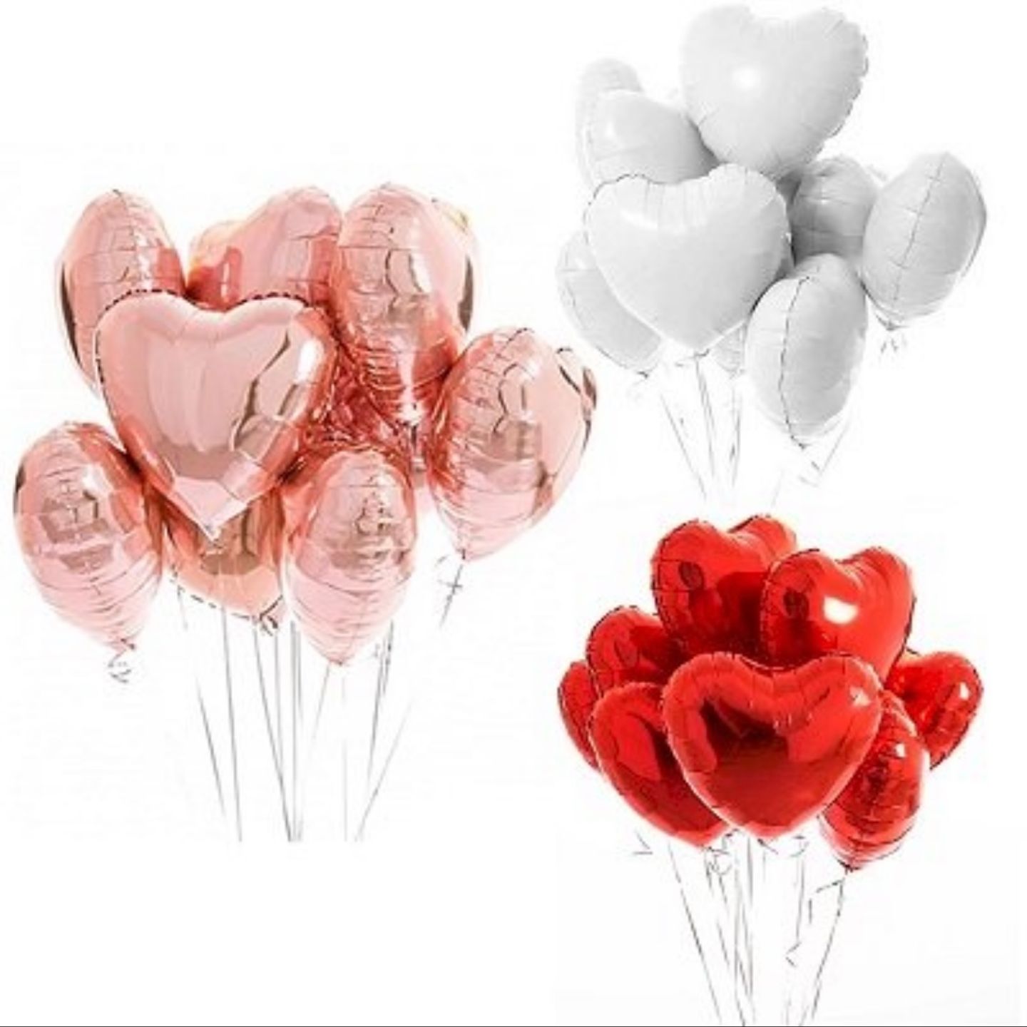 Heart Helium Foil Balloon