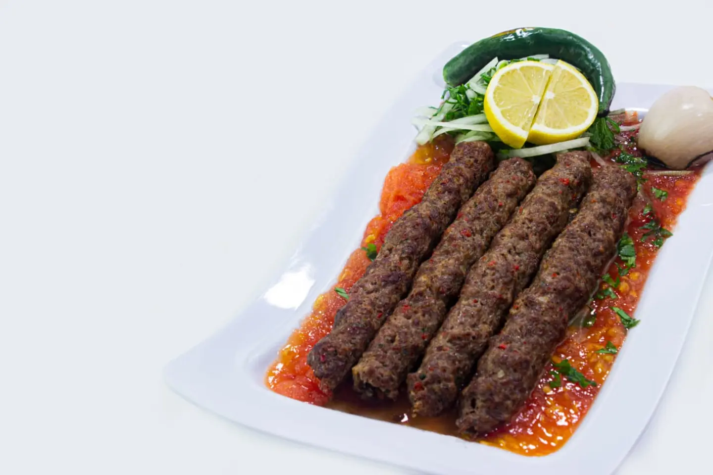 كباب لحم حلبي  - وسط