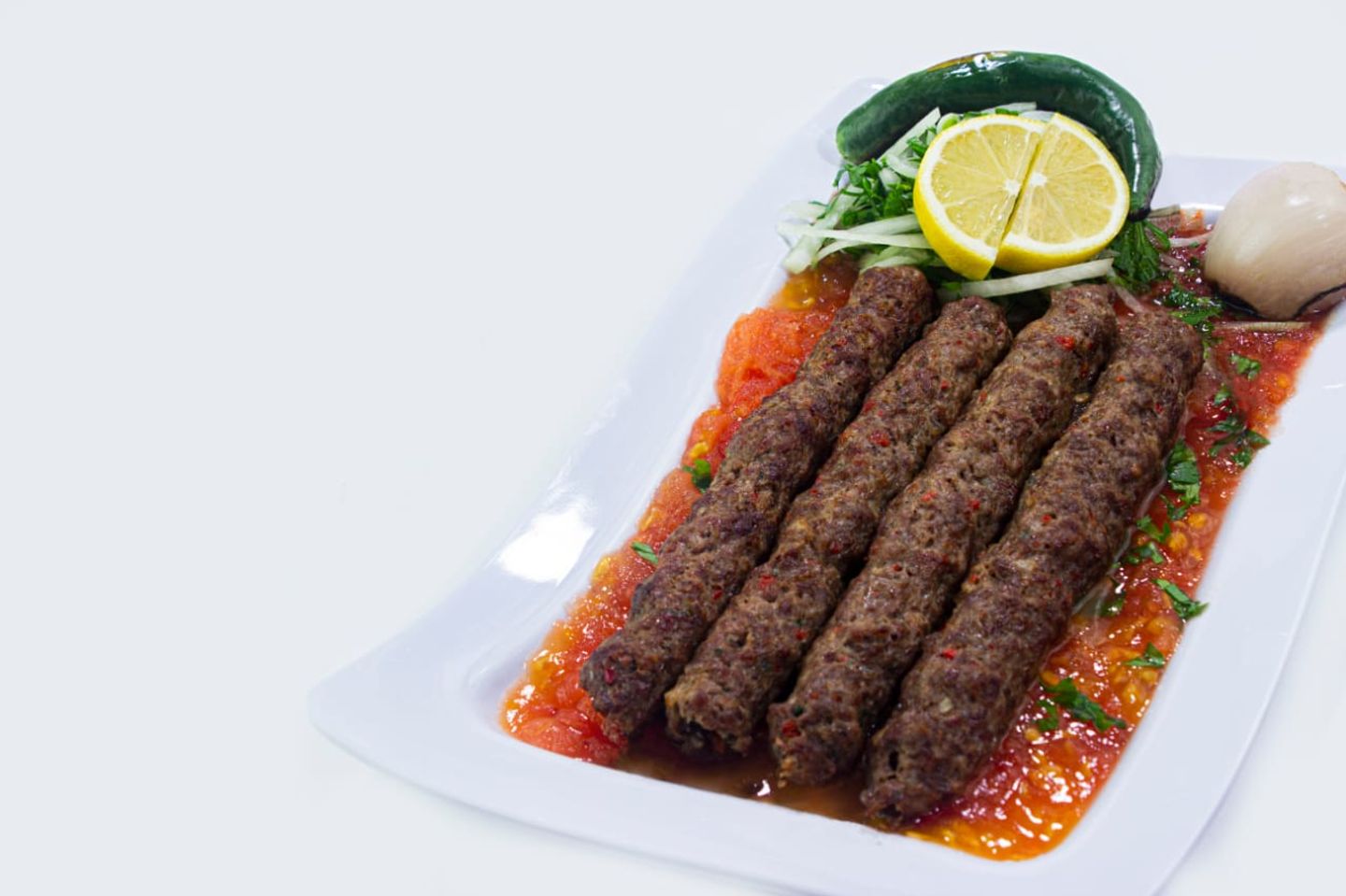 كباب لحم حلبي  - وسط