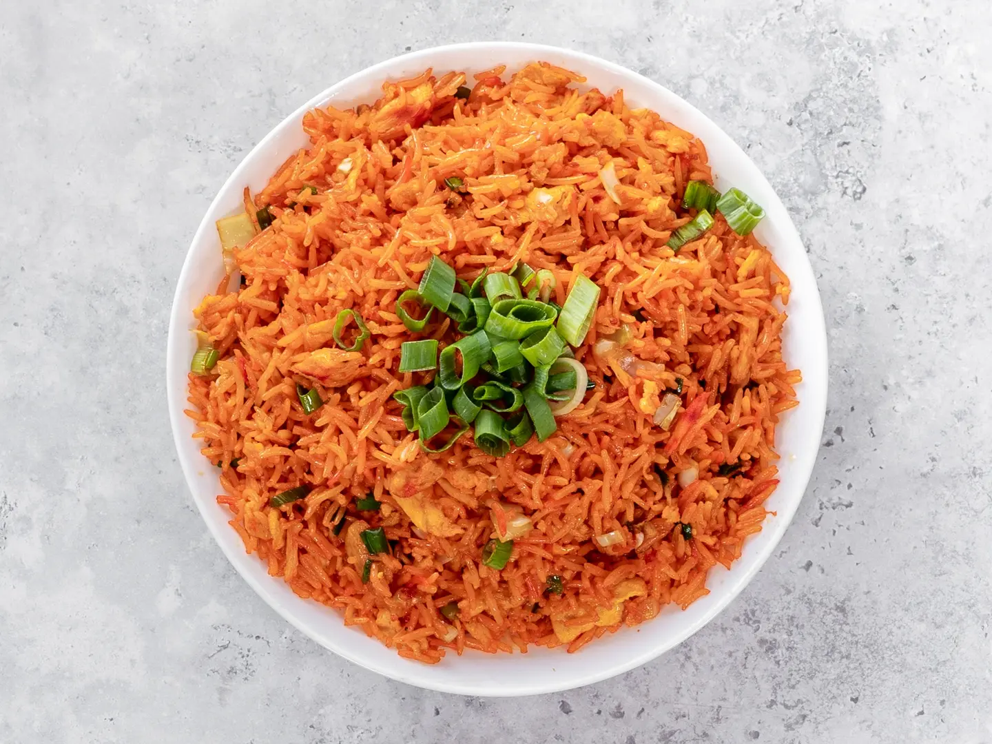 أرز شيزوان بالدجاج