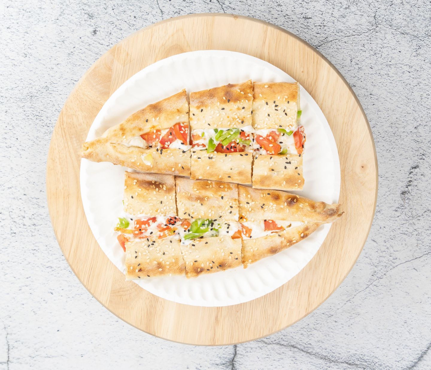 فطيرة لبنة بالخضار