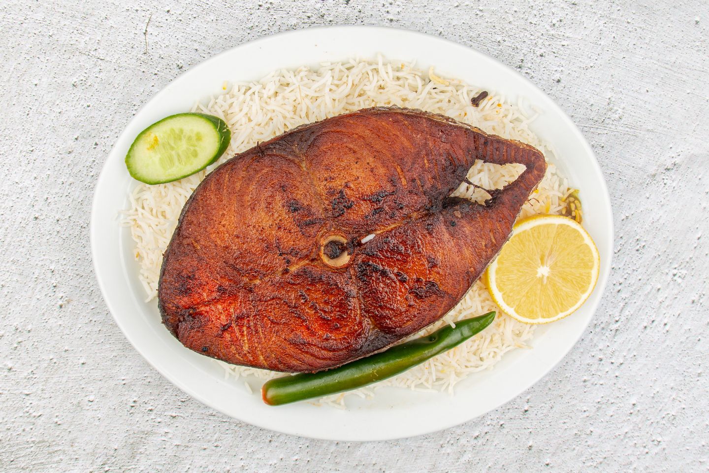 Half Kelo Kanaad Grilled With Rice