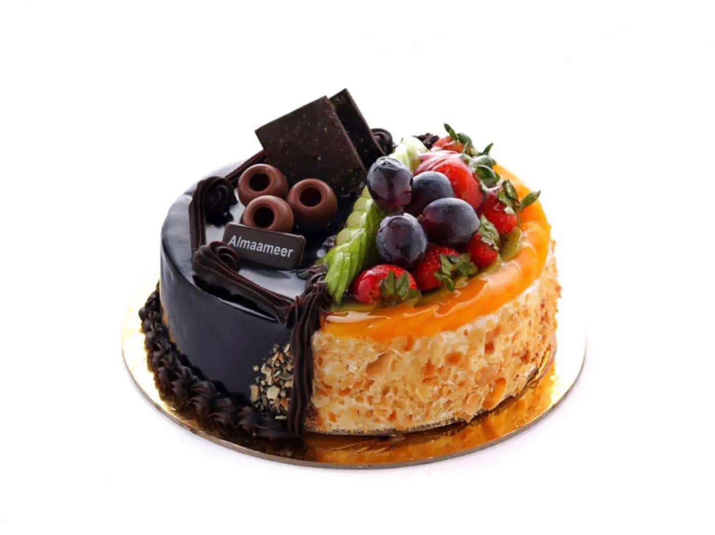 Fruit And Chocolate Cake