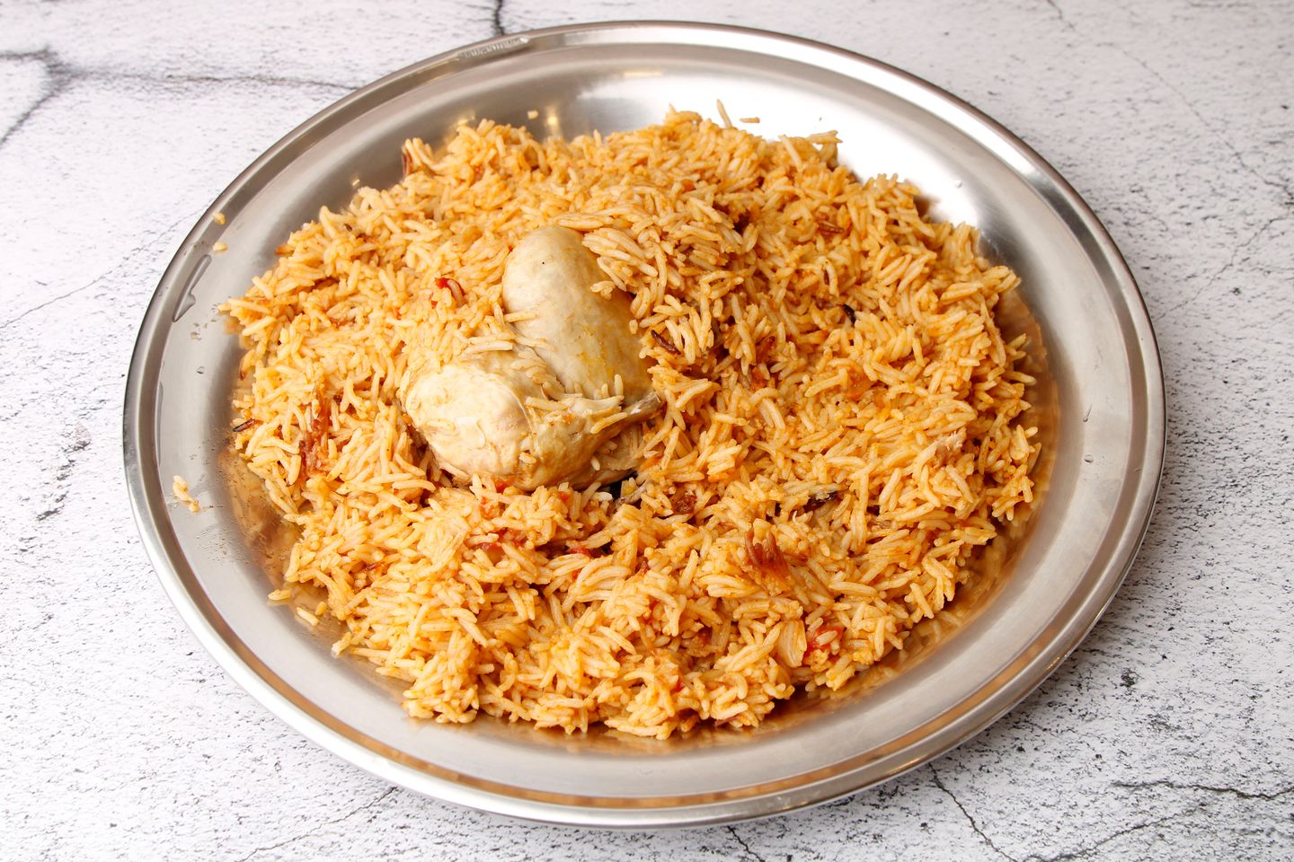 دجاج مضغوط نصف حبة