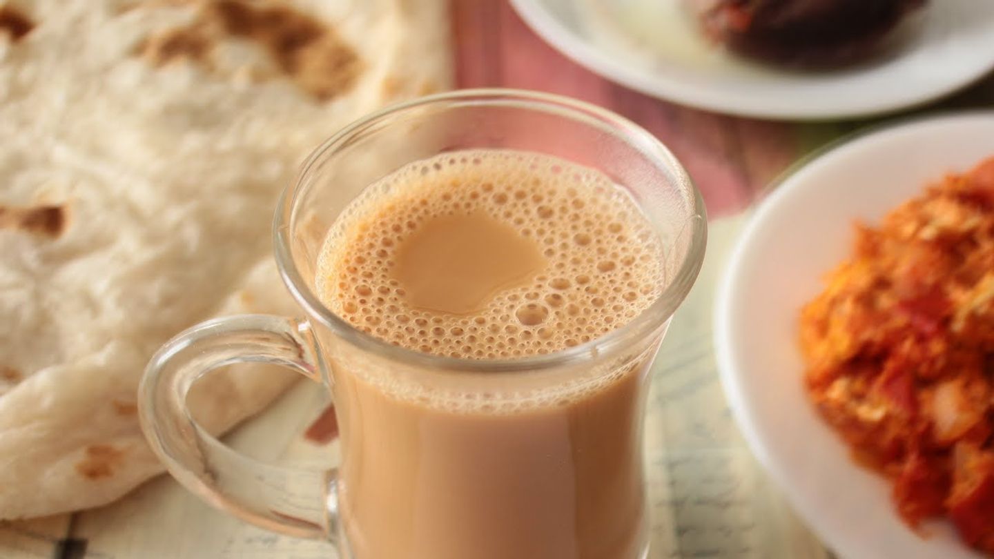 شاي حليب